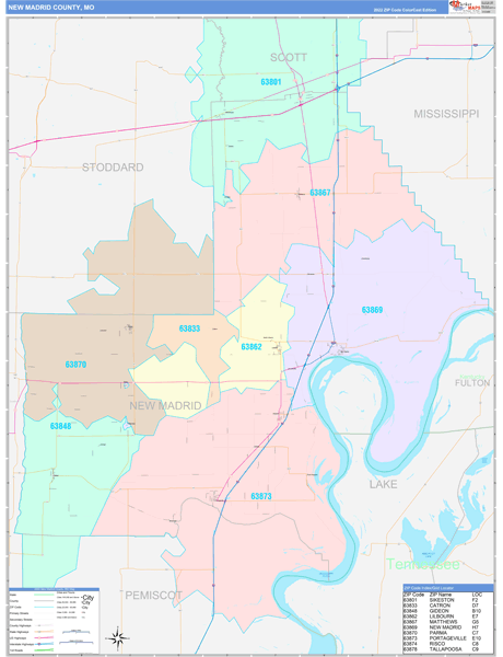 Maps Of New Madrid County Missouri - Marketmaps.com