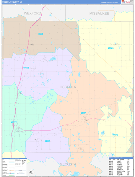 Osceola County, MI Map Book