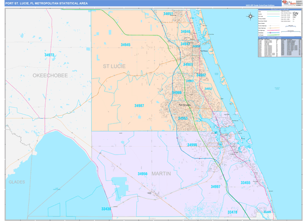 Maps of Port St. Lucie Metro Area Florida - marketmaps.com