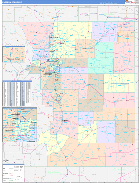 Colorado Eastern Sectional Map