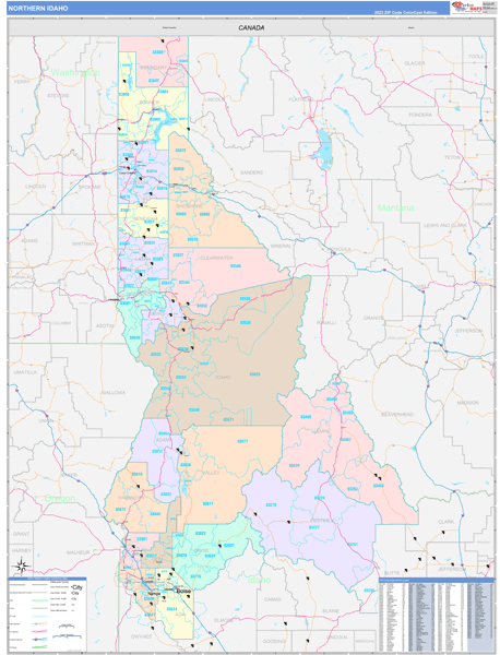 Idaho Northern Sectional Map