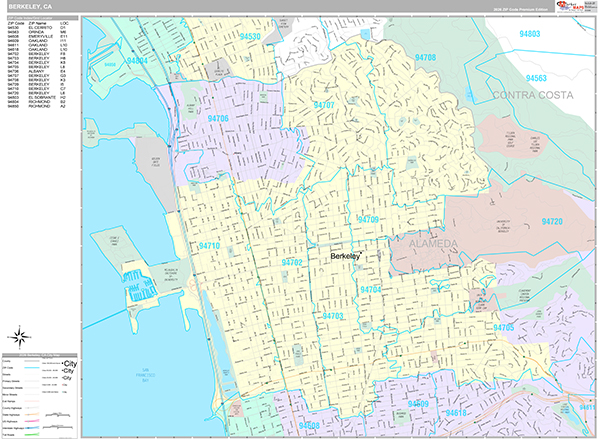 Berkeley Map Premium Style