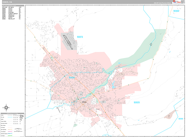 Chico Map Premium Style