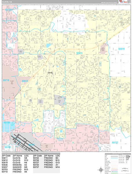 Clovis Map Premium Style