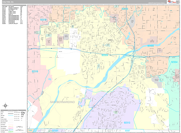 Colton Map Premium Style
