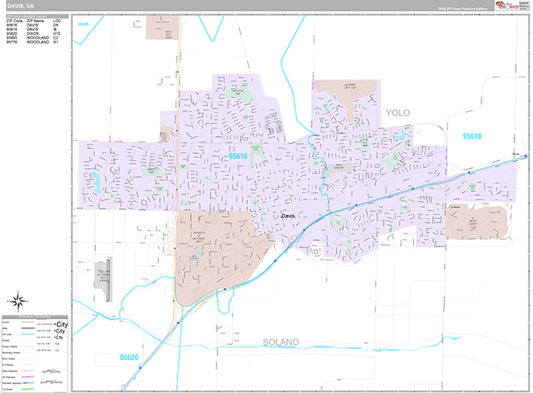 Davis Map Premium Style