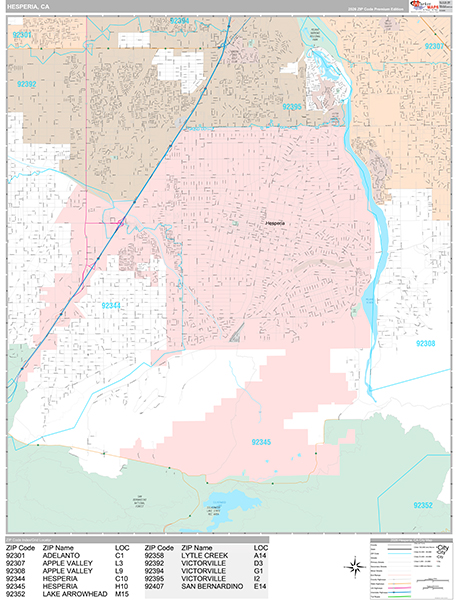 Hesperia Map Premium Style