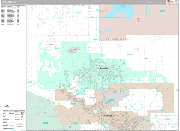 Lancaster Map Premium Style