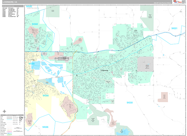 Livermore Map Premium Style