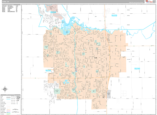 Lodi Map Premium Style