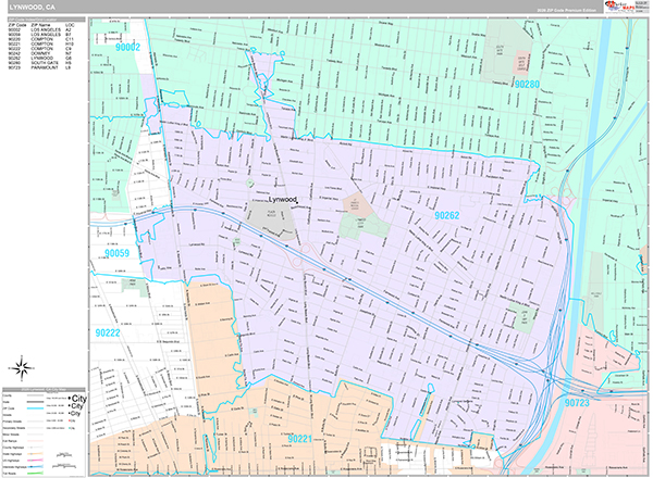 Lynwood Map Premium Style