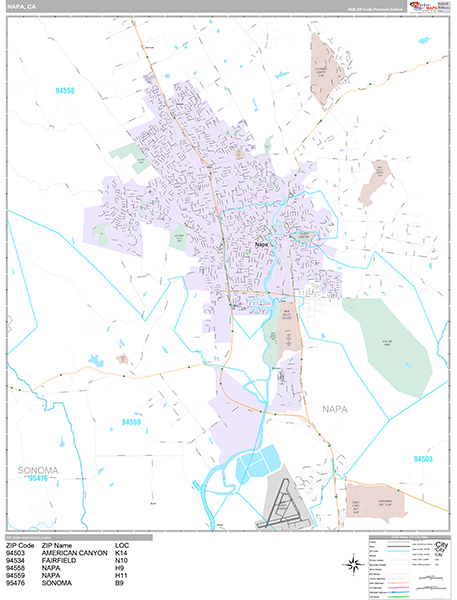 Napa Map Premium Style
