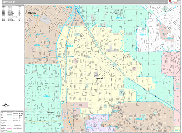 Norwalk Map Premium Style