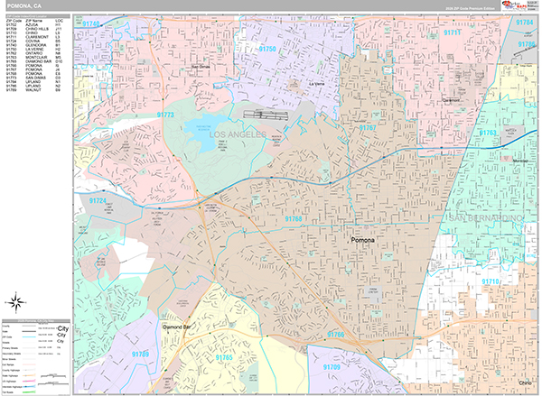 Pomona Map Premium Style