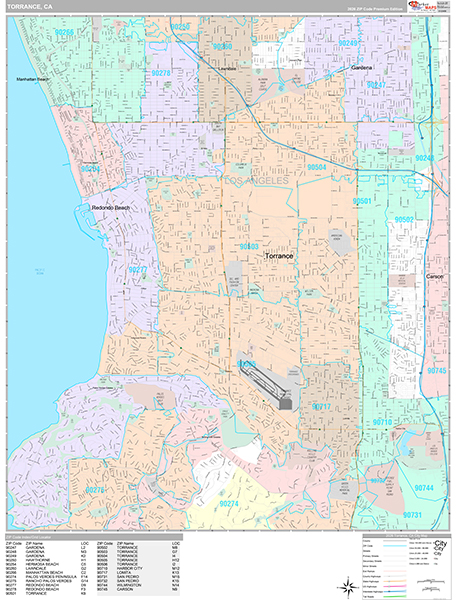 Torrance Map Premium Style