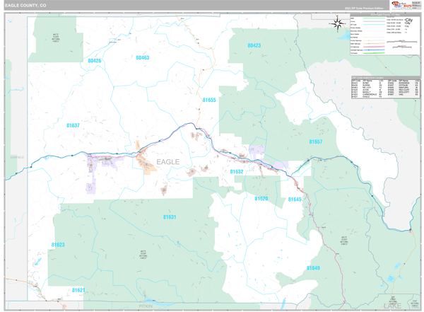 Eagle County Digital Map Premium Style