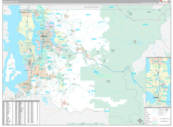 King County Map Book Premium Style