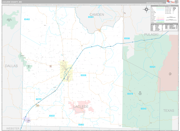 Laclede County Digital Map Premium Style