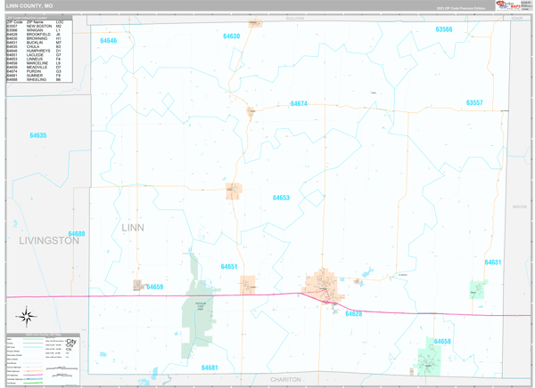 Linn County Digital Map Premium Style