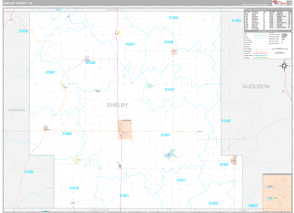 Shelby County Map Book Premium Style