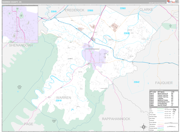 Warren County VA Maps