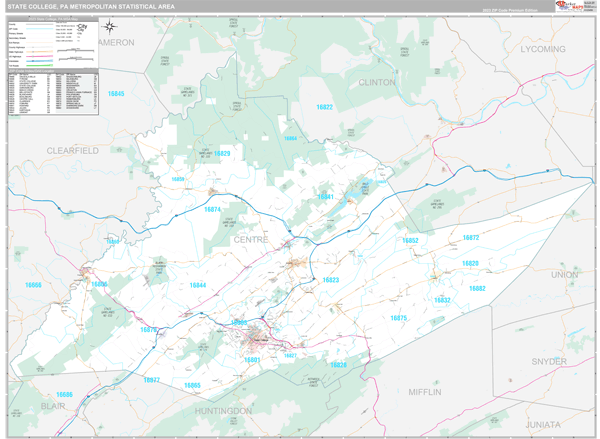 Maps of State College Metro Area - State%20college Pa