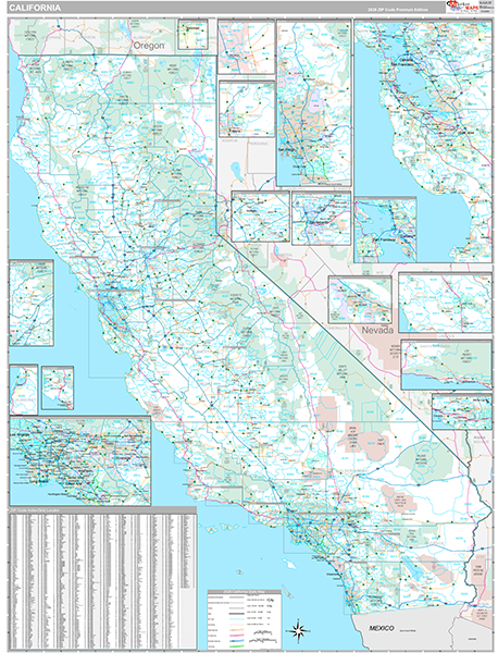 California Zip Code Map