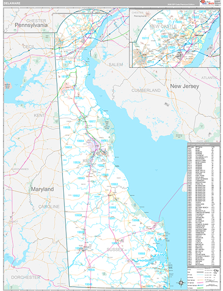 Delaware Map