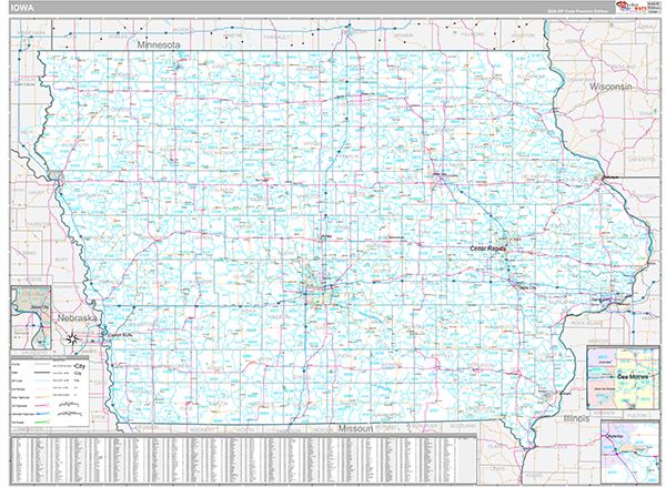 Iowa Map