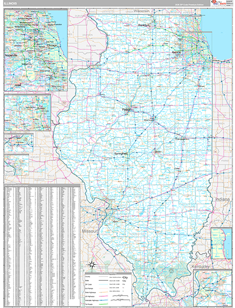 Illinois Map