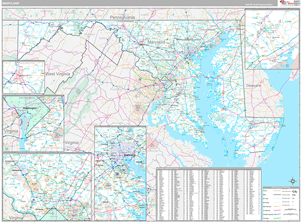 Maryland Map