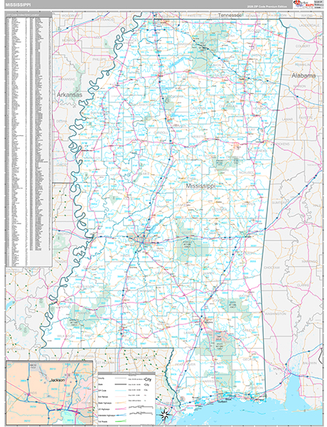 Mississippi Map