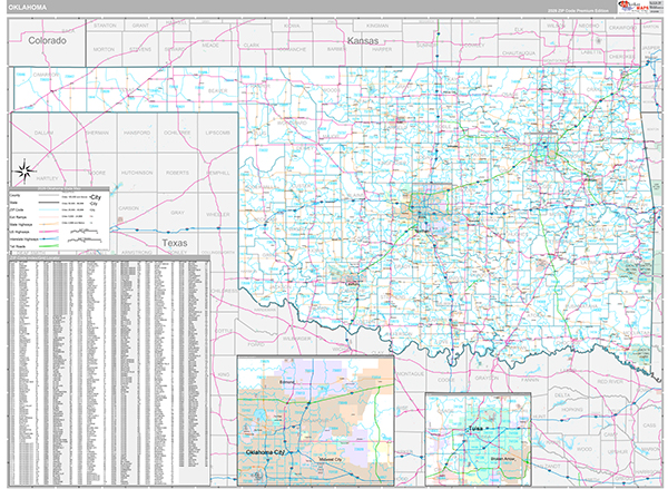 Oklahoma Map