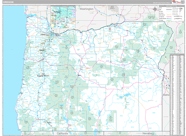Oregon Map
