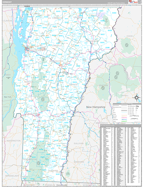 Vermont Map