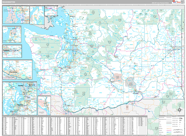 Washington Zip Code Map