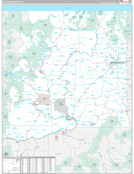 Washington Eastern Sectional Map