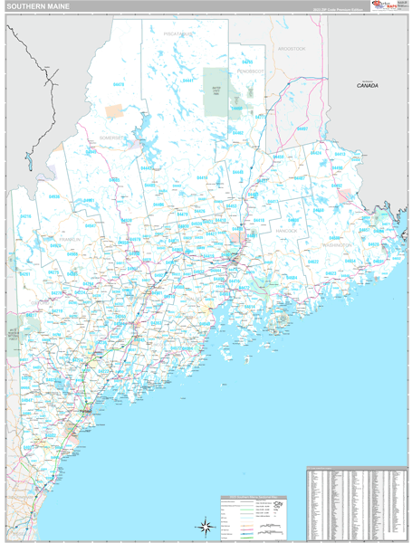 Maine Southern Sectional Map