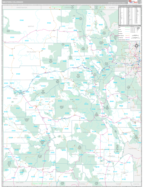 Colorado Western Sectional Map