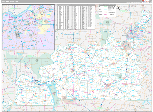 Kentucky Western Sectional Map