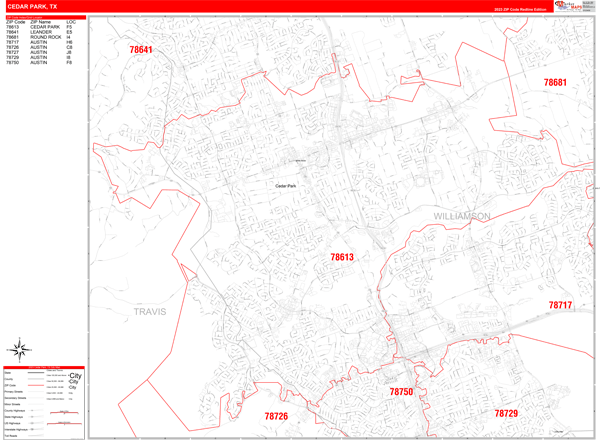 Maps of Cedar Park Texas - marketmaps.com