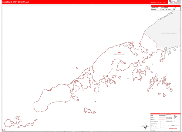 Maps of Aleutians East Borough (County) Alaska - marketmaps.com