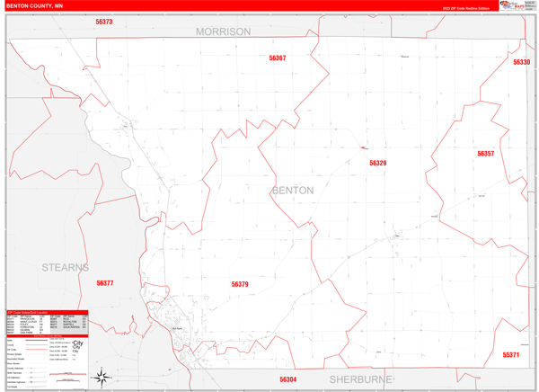 Benton County Map Book Red Line Style