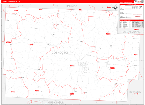 Maps Of Coshocton County Ohio Marketmaps