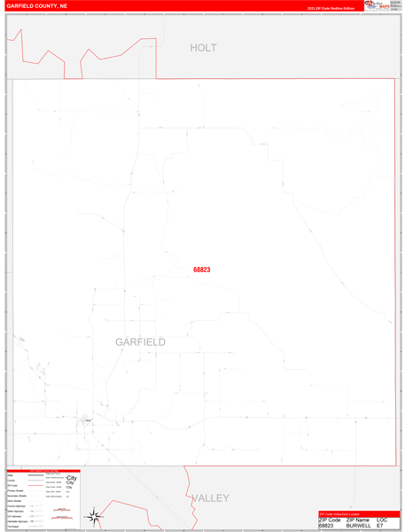 Garfield County Map Book Red Line Style