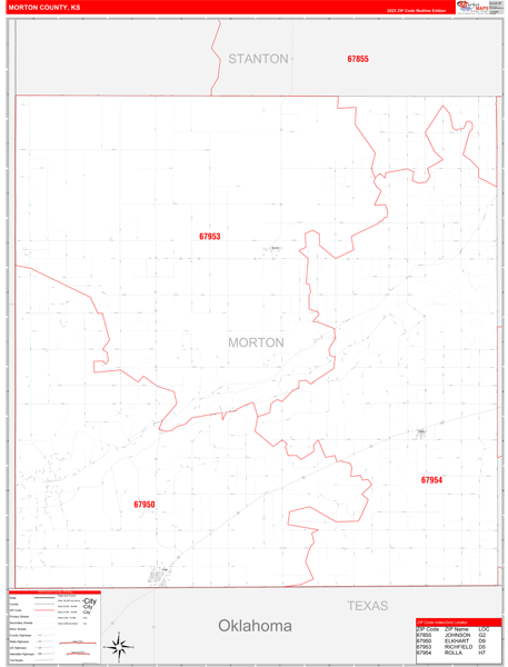 Morton County Map Book Red Line Style