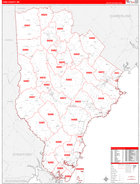 Zip Code Map Of Maine