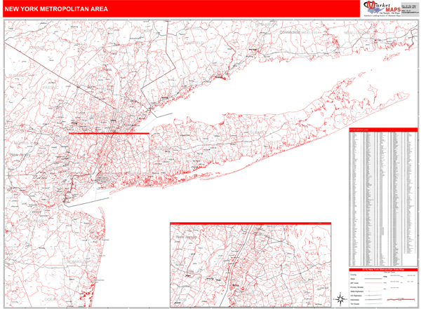 Maps of New York Metropolitan Area Metro Area New York