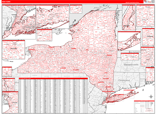 New York Zip Code Map