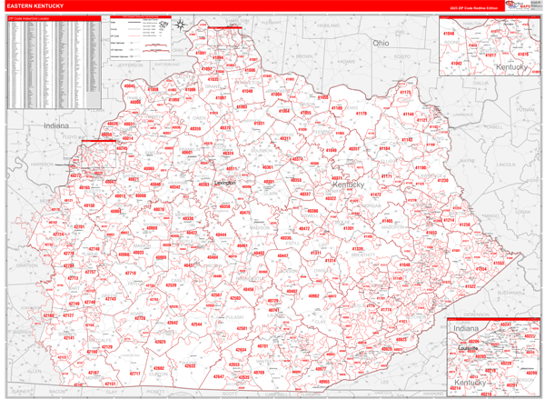 Kentucky Eastern Sectional Map